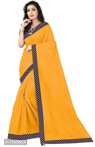 Women Stylish Art Silk Self Pattern Saree with Blouse piece-thumb2