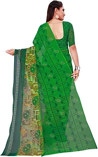 Women Stylish Georgette Printed Saree with Blouse piece-thumb4