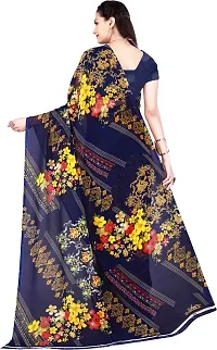 Stylish Fancy Georgette Saree With Blouse Piece For Women-thumb3