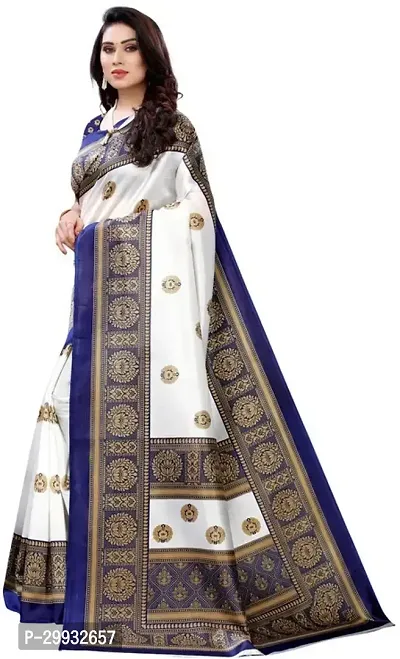 Stylish Fancy Art Silk Saree With Blouse Piece For Women-thumb2