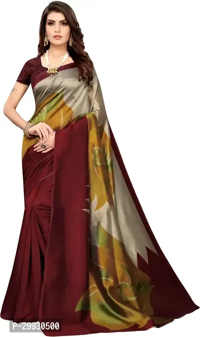 Stylish Fancy Art Silk Saree With Blouse Piece For Women