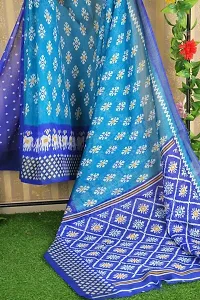 Stylish Fancy Art Silk Saree With Blouse Piece For Women-thumb1