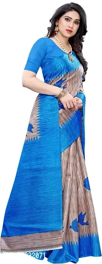 Stylish Fancy Art Silk Saree With Blouse Piece For Women-thumb3