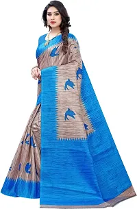 Stylish Fancy Art Silk Saree With Blouse Piece For Women-thumb1