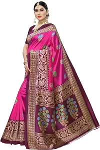 Stylish Fancy Art Silk Saree With Blouse Piece For Women-thumb1