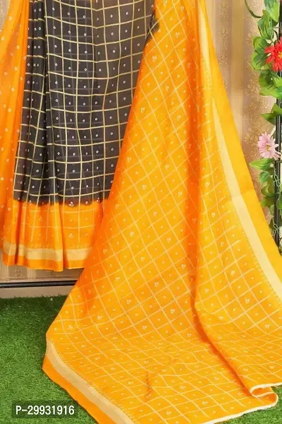 Stylish Fancy Art Silk Saree With Blouse Piece For Women-thumb2