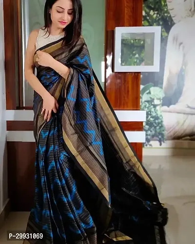 Stylish Fancy Art Silk Saree With Blouse Piece For Women-thumb0