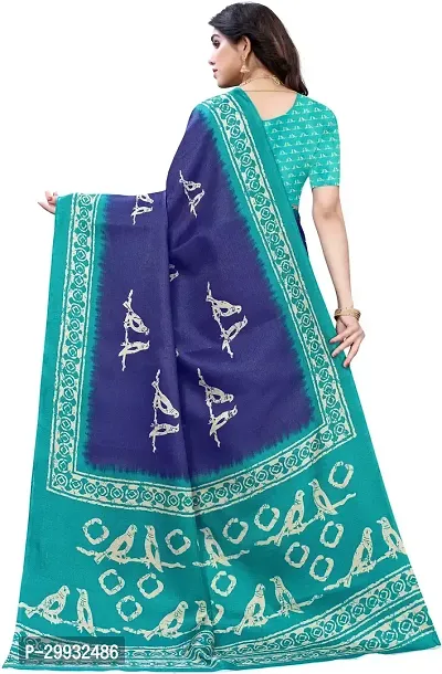 Stylish Fancy Art Silk Saree With Blouse Piece For Women-thumb4