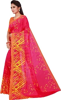 Stylish Fancy Georgette Saree With Blouse Piece For Women-thumb1