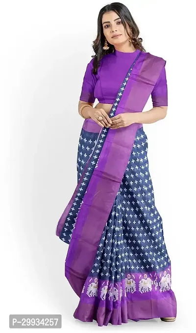 Stylish Fancy Art Silk Saree With Blouse Piece For Women-thumb4