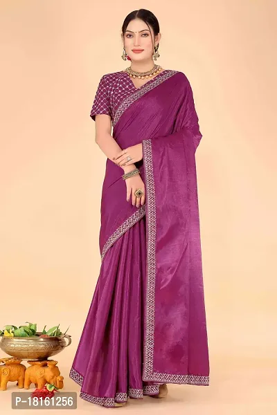 Fancy Art Silk Saree With Blouse Piece For Women