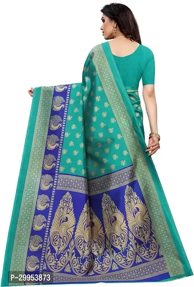 Stylish Fancy Art Silk Saree With Blouse Piece For Women-thumb4