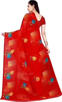 Stylish Fancy Georgette Saree With Blouse Piece For Women-thumb3