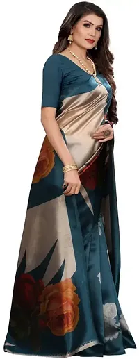 Stylish Fancy Art Silk Saree With Blouse Piece For Women-thumb2