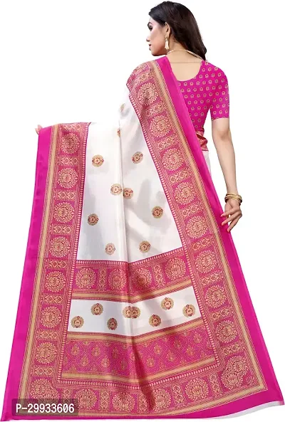 Stylish Fancy Art Silk Saree With Blouse Piece For Women-thumb4