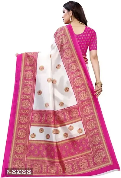 Stylish Fancy Art Silk Saree With Blouse Piece For Women-thumb4