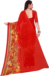 Stylish Fancy Georgette Saree With Blouse Piece For Women-thumb3