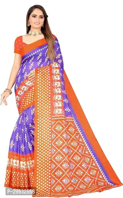 Stylish Fancy Art Silk Saree With Blouse Piece For Women