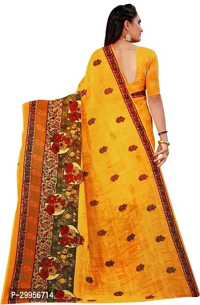 Stylish Fancy Georgette Saree With Blouse Piece For Women-thumb3