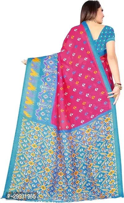 Stylish Fancy Art Silk Saree With Blouse Piece For Women-thumb2