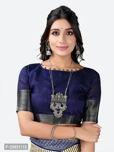 Stylish Fancy Art Silk Saree With Blouse Piece For Women-thumb5