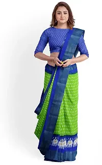 Stylish Fancy Art Silk Saree With Blouse Piece For Women-thumb2