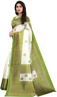 Stylish Fancy Art Silk Saree With Blouse Piece For Women-thumb1