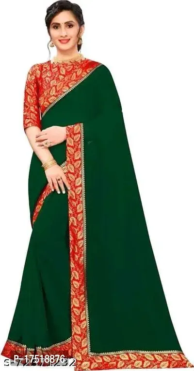 Women Stylish Art Silk Self Pattern Saree with Blouse piece-thumb0