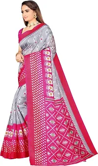 Stylish Fancy Art Silk Saree With Blouse Piece For Women-thumb2