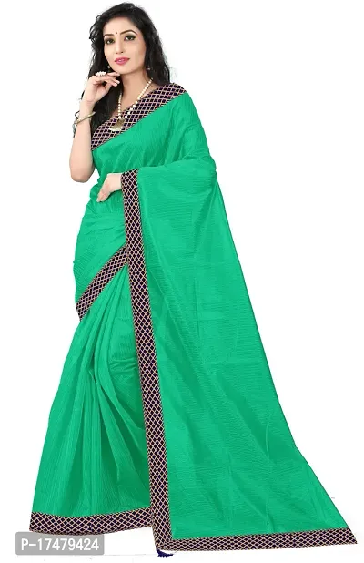 Women Stylish Art Silk Self Pattern Saree with Blouse piece-thumb2