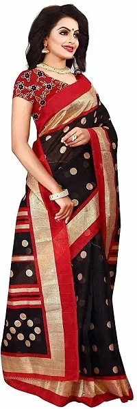 Stylish Fancy Art Silk Saree With Blouse Piece For Women-thumb3