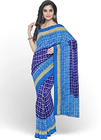 Stylish Fancy Art Silk Saree With Blouse Piece For Women-thumb2