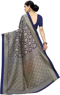 Stylish Fancy Art Silk Saree With Blouse Piece For Women-thumb3