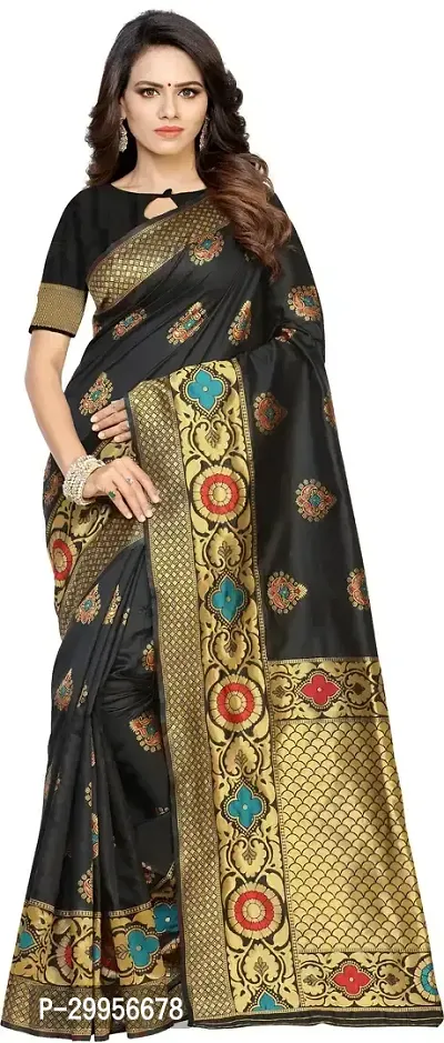 Stylish Fancy Georgette Saree With Blouse Piece For Women-thumb0