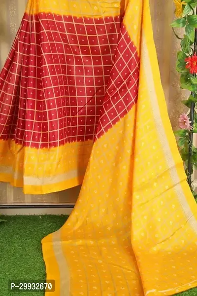 Stylish Fancy Art Silk Saree With Blouse Piece For Women-thumb2