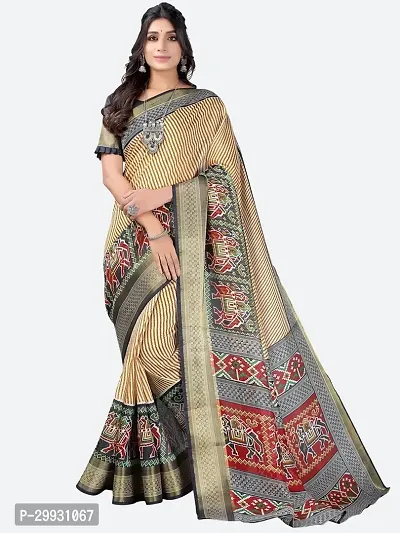 Stylish Fancy Art Silk Saree With Blouse Piece For Women