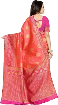 Stylish Fancy Georgette Saree With Blouse Piece For Women-thumb1