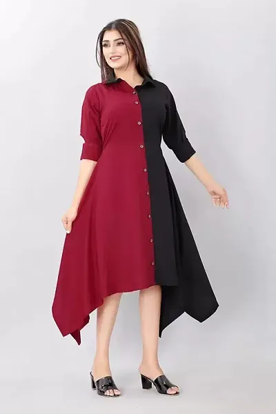 Stylish Fancy Designer Crepe Dresses For Women