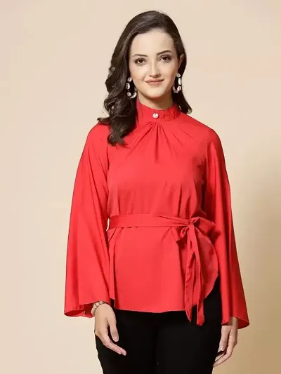 Elegant Crepe Top For Women