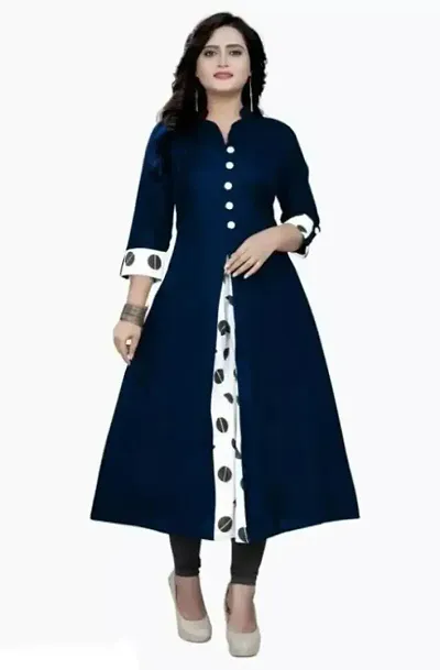 Fancy Flared Rayon Kurti