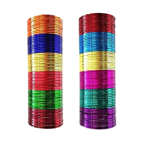 S.b With Crystal Bangles For Women (multicolour)