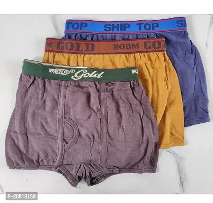 Men's Cotton Solid Trunk Pack of 3