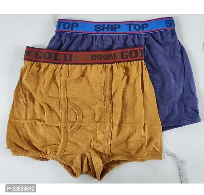 Men's Cotton Solid Trunk Pack of 2