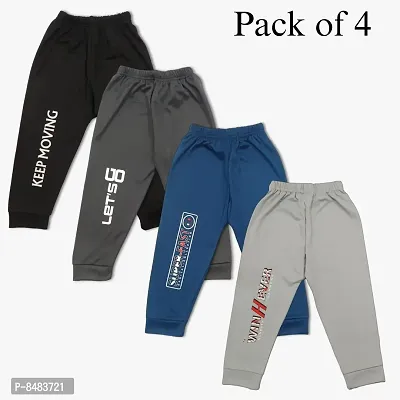 Stylish Kids Trackpants For Boys And Girls Pack of 4-thumb0