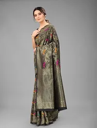 Beautiful Silk Cotton Saree with Blouse piece-thumb1