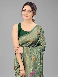 Beautiful Silk Cotton Saree with Blouse piece-thumb2
