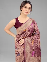 Beautiful Silk Cotton Saree with Blouse piece-thumb3