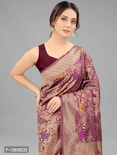 Beautiful Silk Cotton Saree with Blouse piece-thumb4