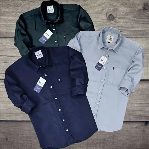 Comfortable Cotton Long Sleeves Casual Shirt 