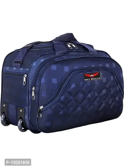 SKY BULLS DUFFLE BAG LUGGAGE TRAVEL BAG 22 INCH TWO WHEEL DUFFLE BAG WE PROVIDE 100 PRACENT NEW PRODUCT ONLY-thumb0